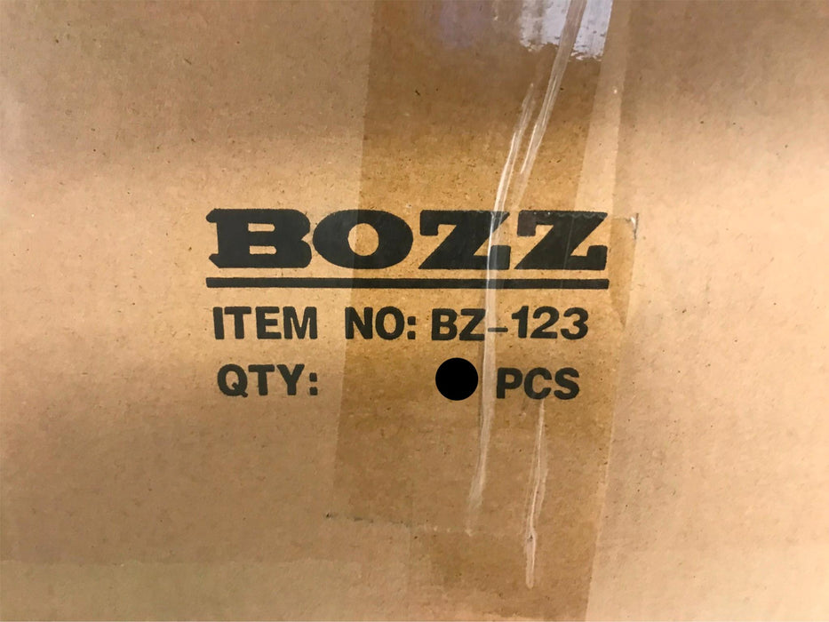 BOZZ STAINLESS STEEL 7" BUTT JOINT CLAMP & STRAIGHT BRACKET BZ-123 NOS