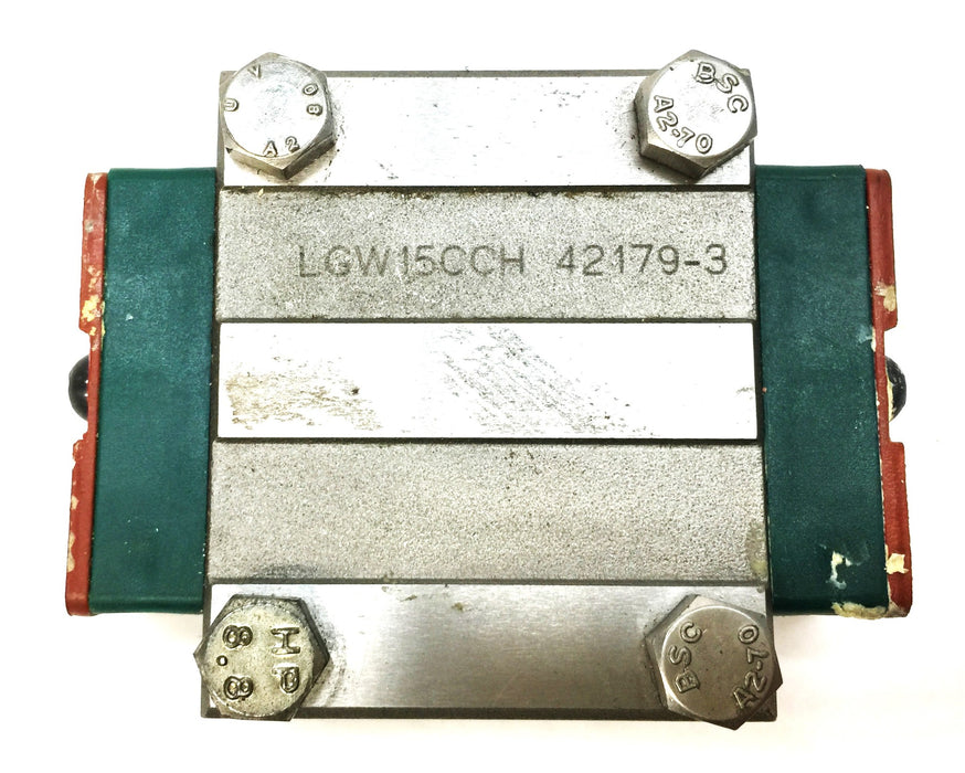 HIWIN Linear Guideway Block LGW15CCH (42179-3) USED