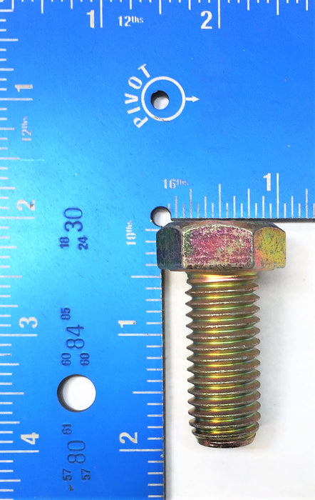 UNBRANDED 1-1/2" x 9/16" Hex Bolt Yellow Zinc Plated Grade 8 [Lot of 100] NOS