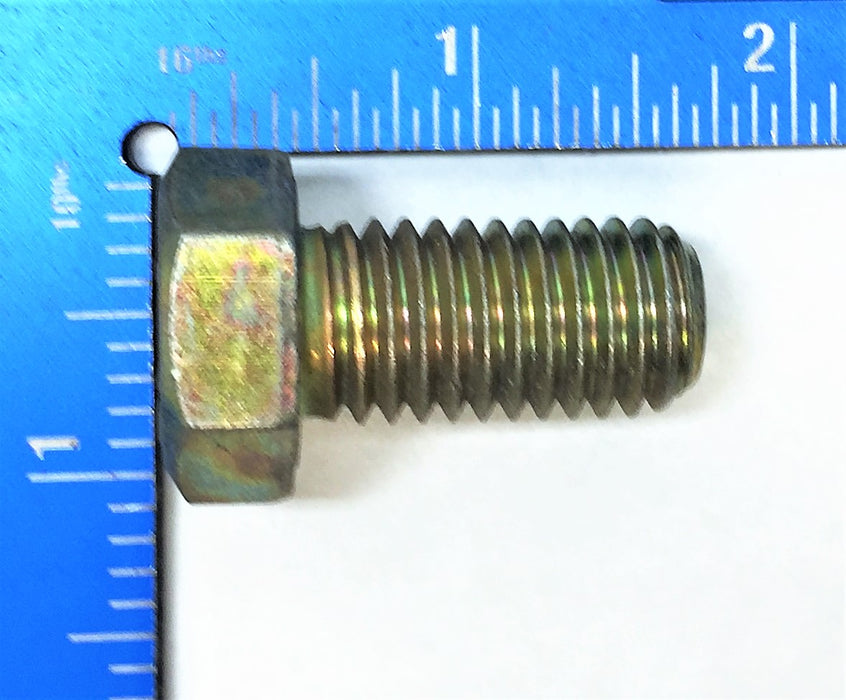 UNBRANDED 1-1/4" x 9/16" Hex Bolt Yellow Zinc Plated [Lot of 50] NOS