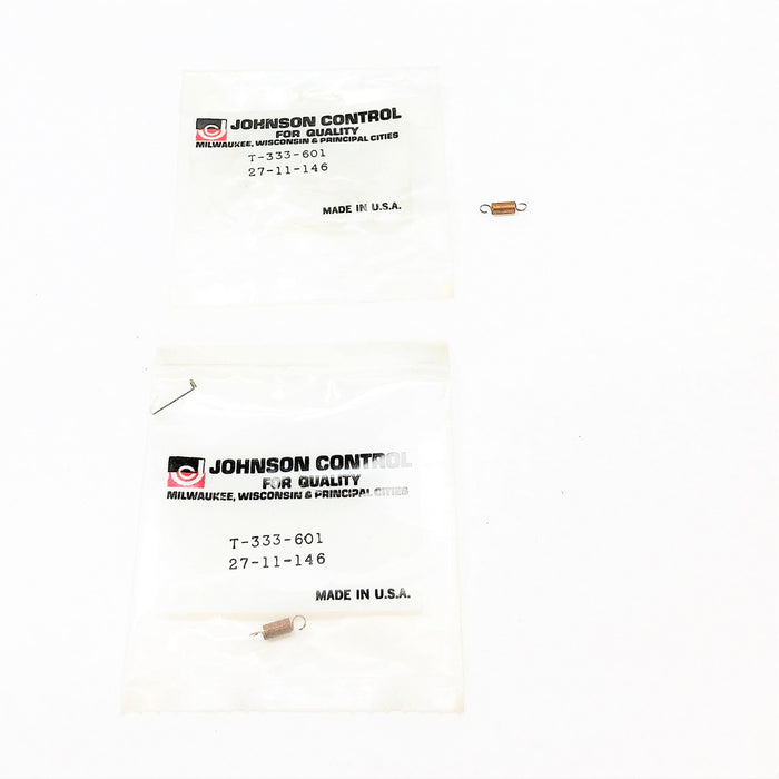 Johnson Controls Spring T-333-601 [Lot of 2] NOS