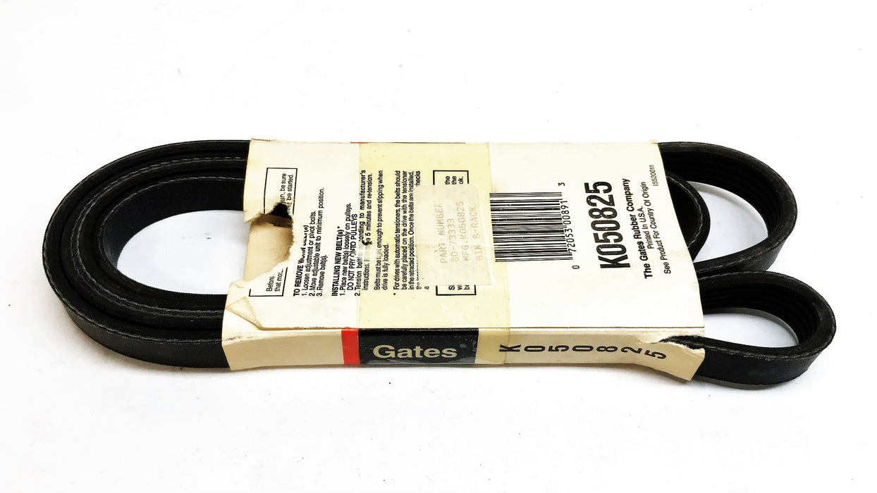 Gates Micro-V Serpentine Belt K050825 [Lot of 2] NOS