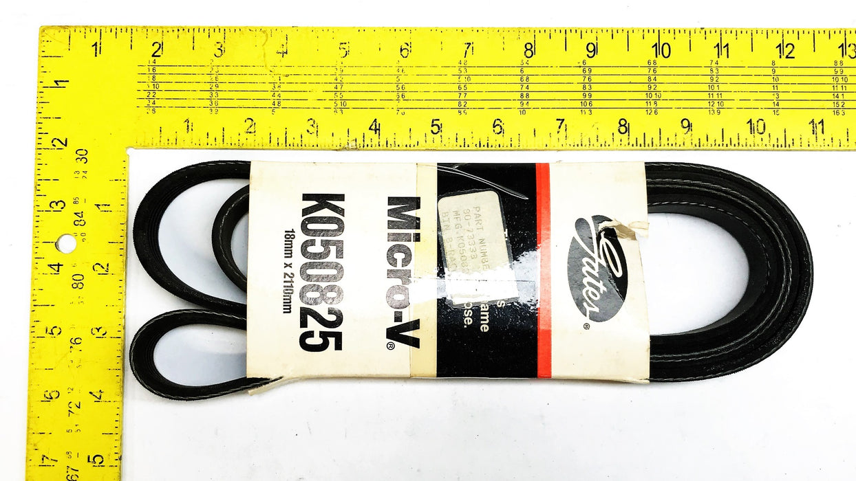 Gates Micro-V Serpentine Belt K050825 [Lot of 2] NOS