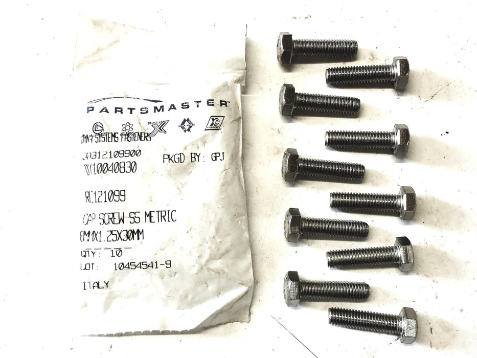 PartsMaster Metric Cap Screw DY10040830 [Lot of 10] NOS