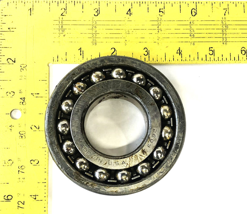 New Departure Self Aligning Double Row Ball Bearing 2609 (2609-XY1A) NOS