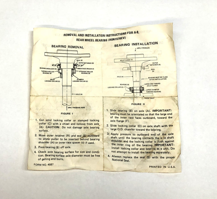 Bower Cylindrical Roller Bearing R1578EL NOS