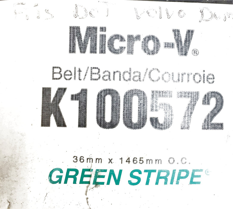 Gates Micro-V Belt K100572 NOS