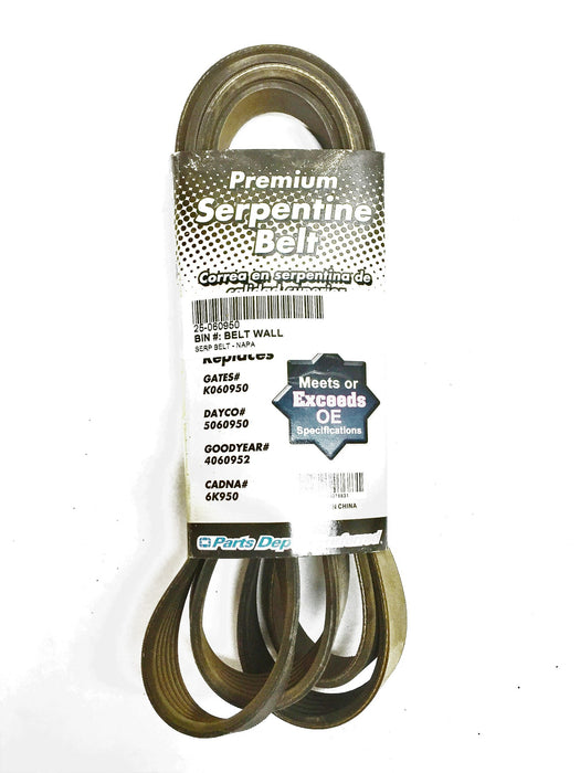Parts Depot Preferred Belt K060950 (5060950) NOS