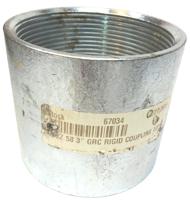 Topaz Allied Fully Threaded Conduit Coupling Rigid GRC 3