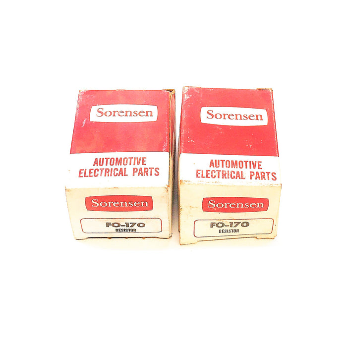 Sorensen Ignition Coil Resistor FO-170 [Lot of 2] NOS