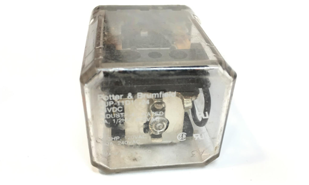 POTTER & BRUMFIELD KUP-11D15-24 RELAY 3541, 24VDC, NOS