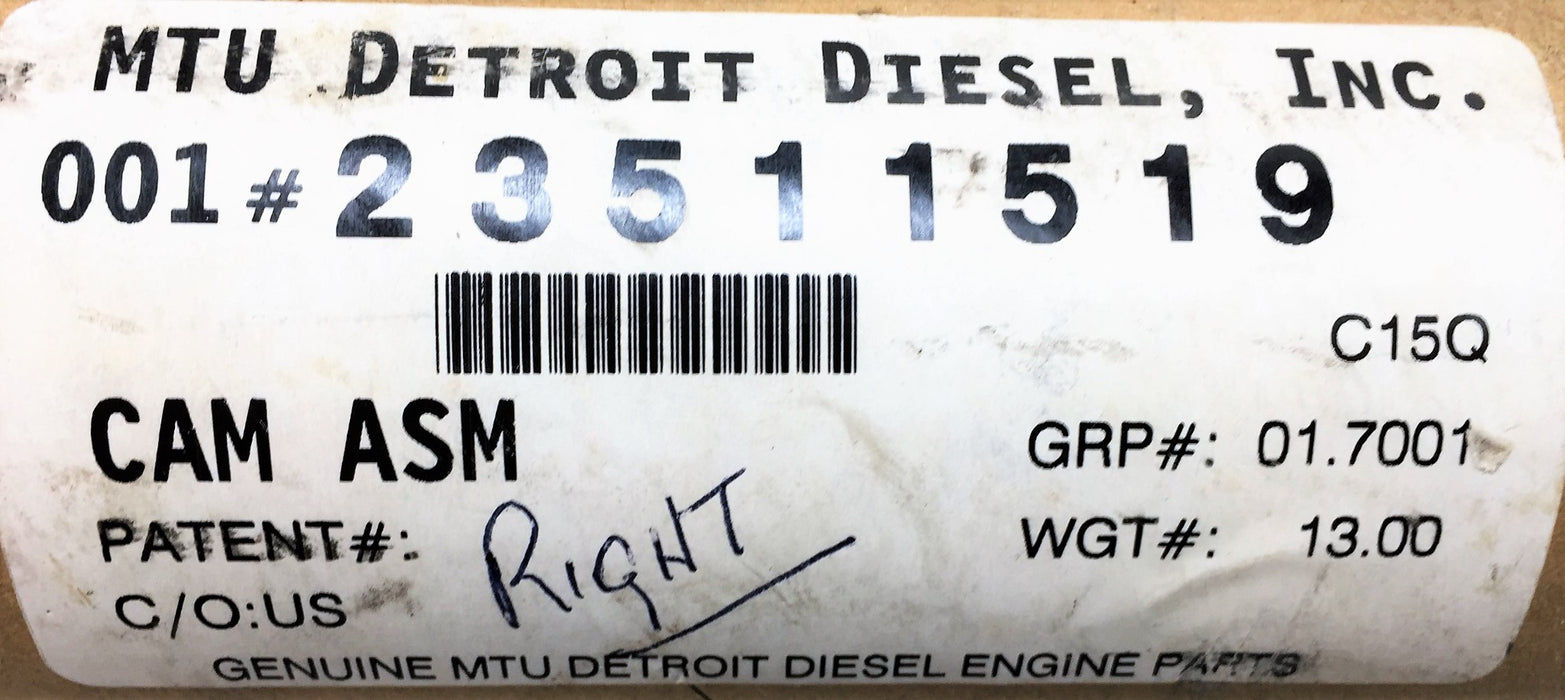 DETROIT DIESEL Cam Assembly 23511519 NOS