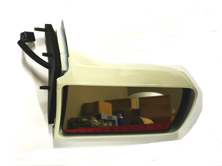 GM White Rear View Left-hand Power Mirror Assembly 25611104 NOS