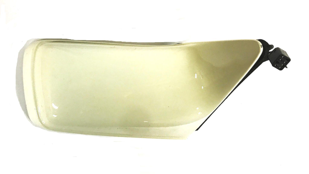 GM White Rear View Left-hand Power Mirror Assembly 25611104 NOS