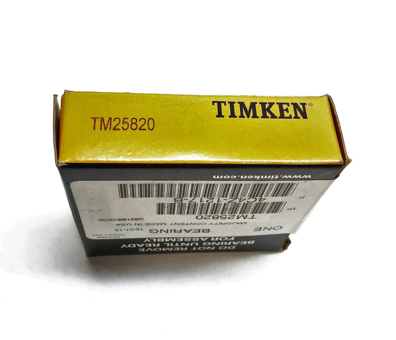Timken Race Bearing Cup TM25820 NOS