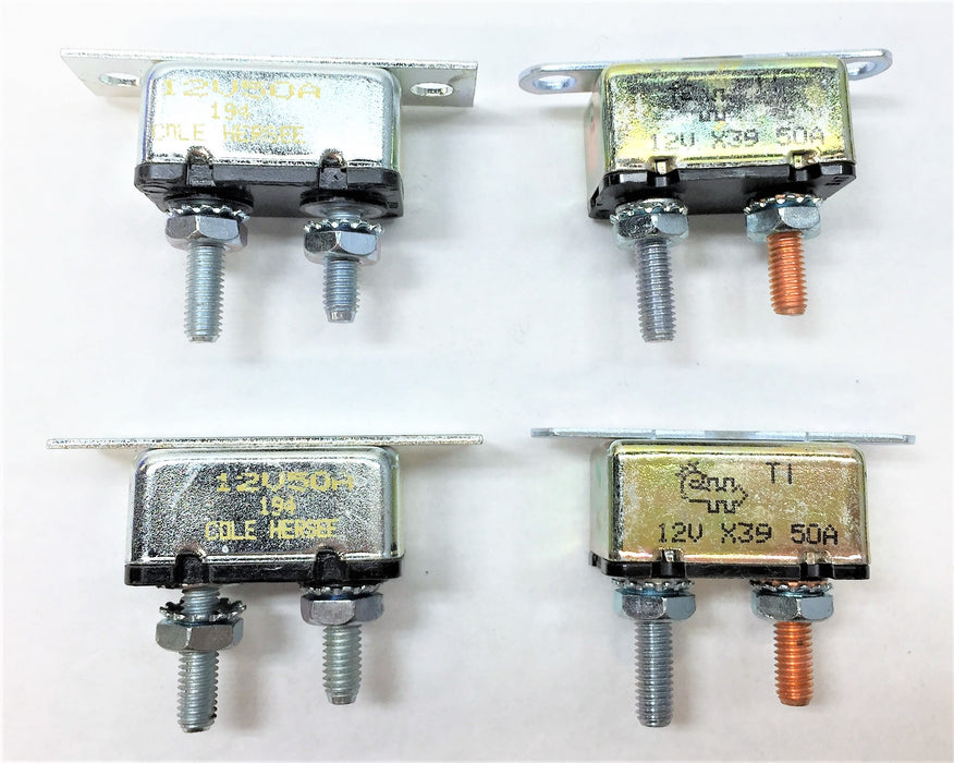 COLE HERSEE 50A Type I Circuit Breaker 30055-50 [Lot of 4] NOS