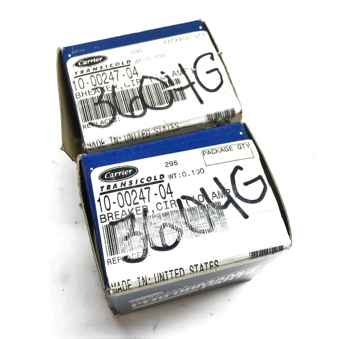 Carrier OEM 10A Circuit Breaker 10-00247-04 [Lot of 2] NOS