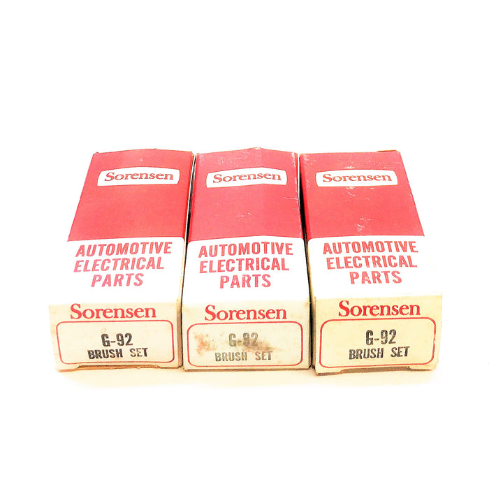 Sorensen Alternator Brush Set G-92 [Lot of 3] NOS