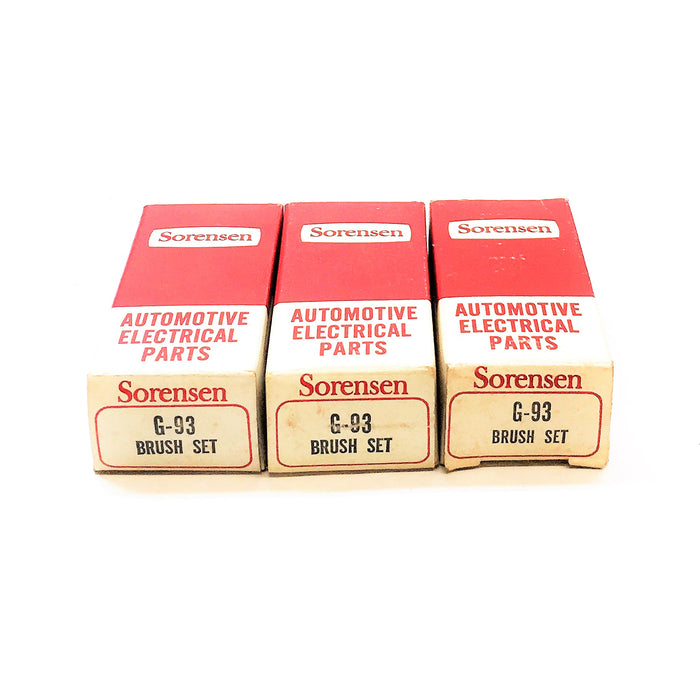 Sorensen Alternator Brush Set G-93 [Lot of 3] NOS
