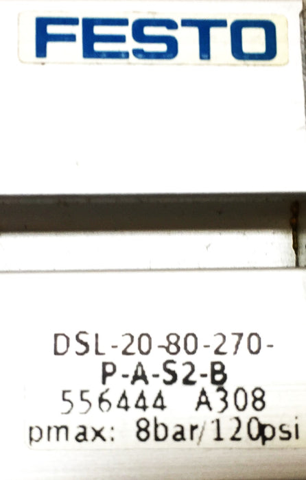 Festo Pneumatic Swivel Linear Unit DSL-20-80-270-P-A-S2-B USED