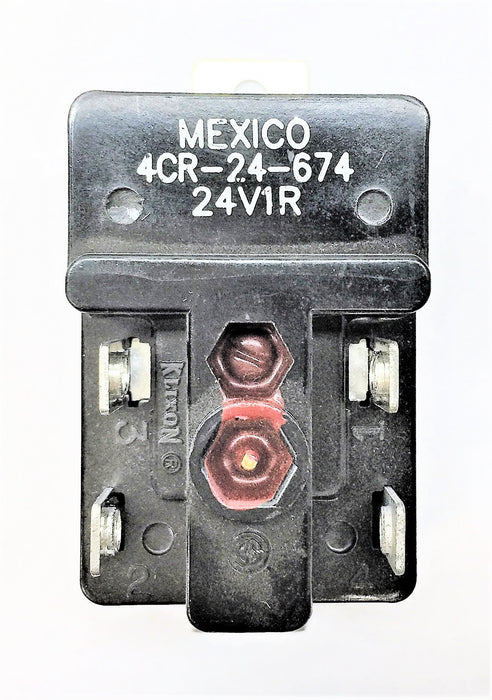 KLIXON Motor Starting Relay 4CR-24-674 NOS