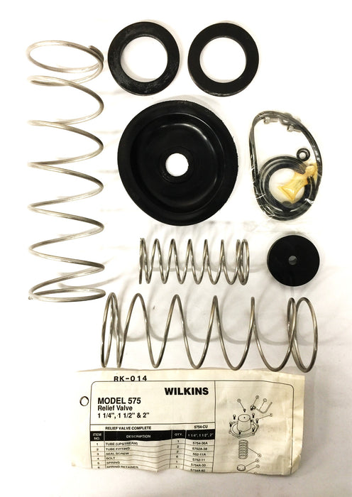 WILKINS Model 575 Relief Valve Kit RK-014 NOS