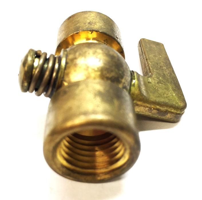 UNBRANDED 1/4" Brass Petcock w/Handle [Lot of 2] NOS