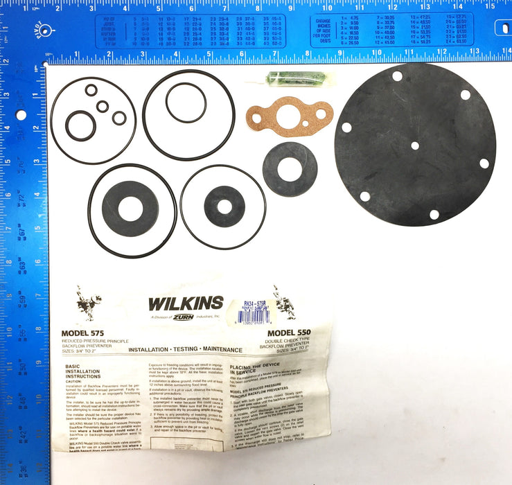 WILKINS 3/4" Relief Valve Repair Kit for Model 575 RK-005 NOS