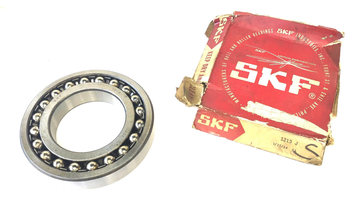SKF Self Aligning Double Row Ball Bearing 1219-J NOS