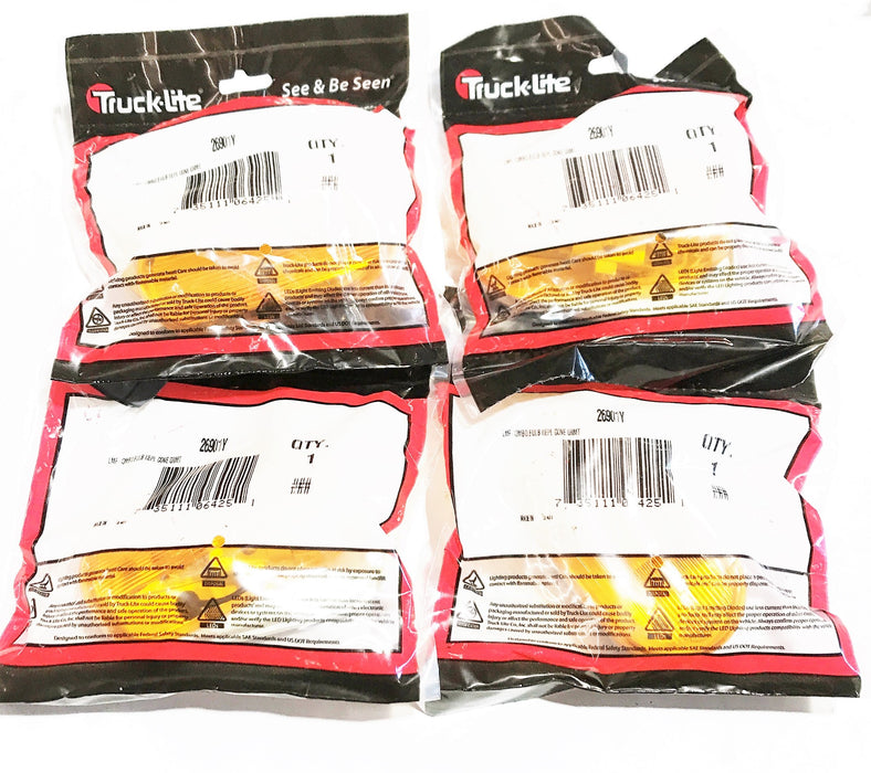Truck-Lite "Model 26" Marker/Clearance Light 26901Y [Lot of 4] NOS