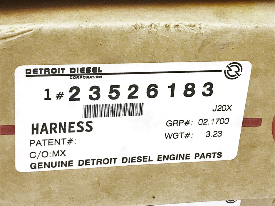 Detroit Diesel OEM EGR Sensor Wiring Harness 23526183 NOS