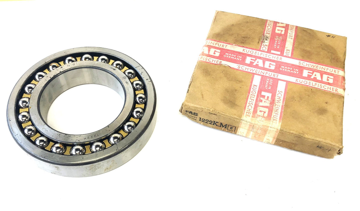 FAG Self Aligning Double Row Ball Bearing 1222KM NOS