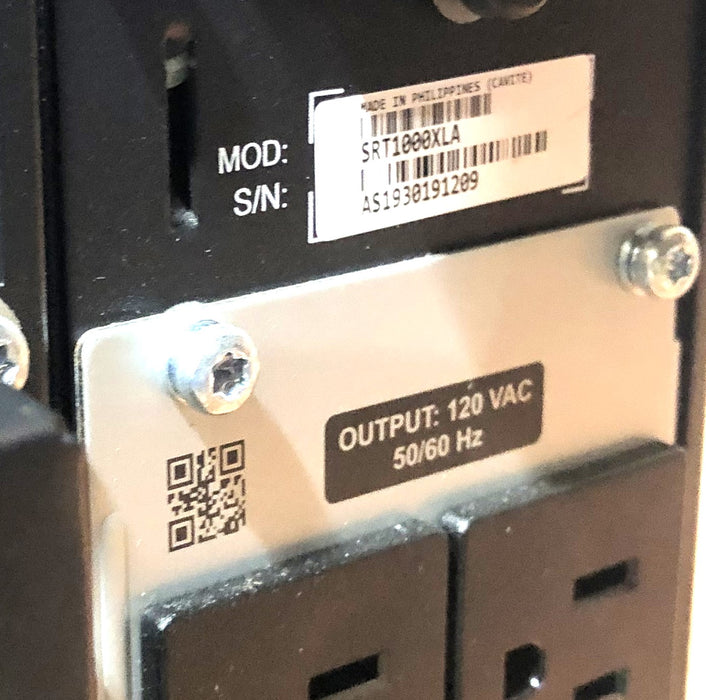 APC 2 Battery Uninterruptible Power Supply Set SRT1000XLA SRT48BP USED