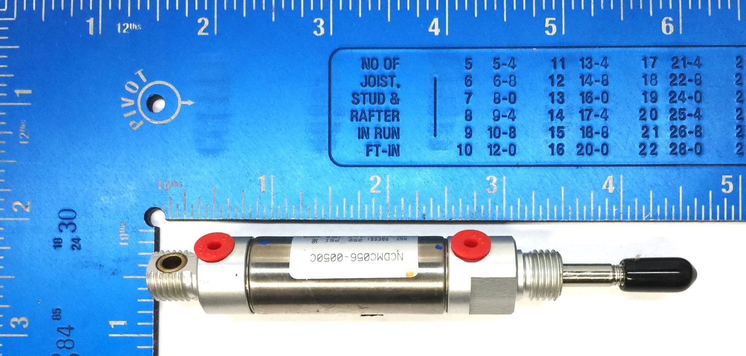 SMC Stainless Round Body Air Cylinder NCDMC056-0050C NOS