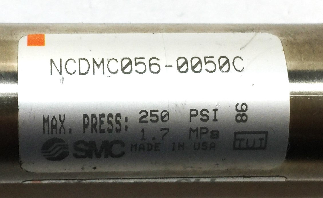 SMC Stainless Round Body Air Cylinder NCDMC056-0050C NOS