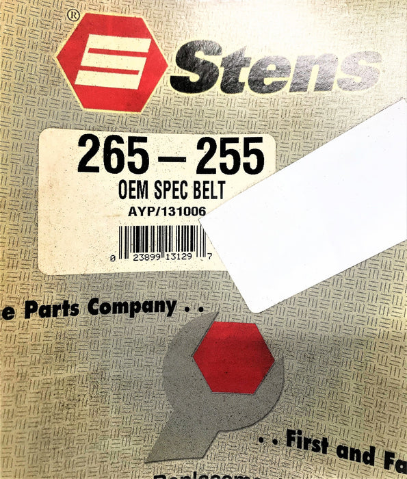 STENS OEM SPEC BELT 265-255(AYP/131006) NOS