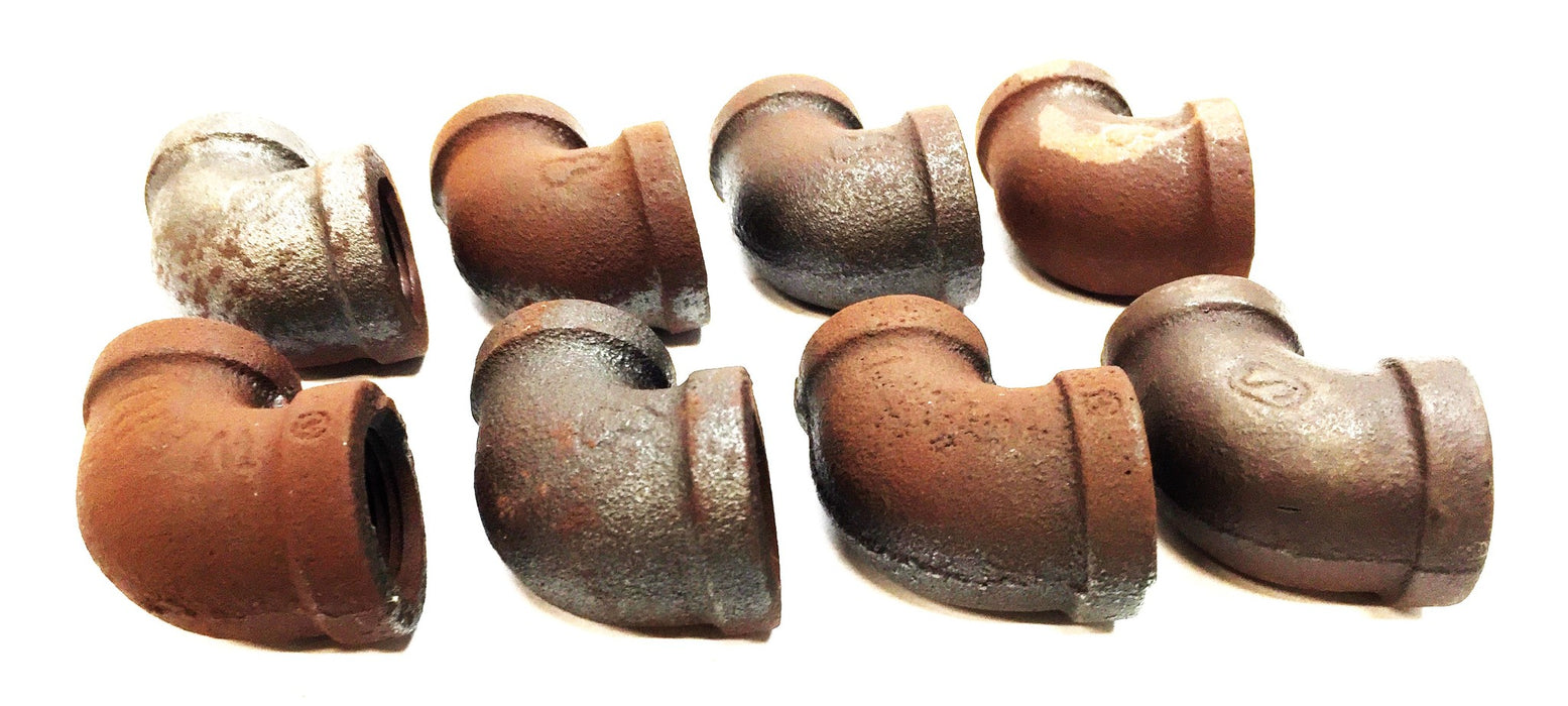 UNBRANDED Pipe Fitting Elbow 90 Degree 3/8" x 1/4" [Lot of 8] NOS