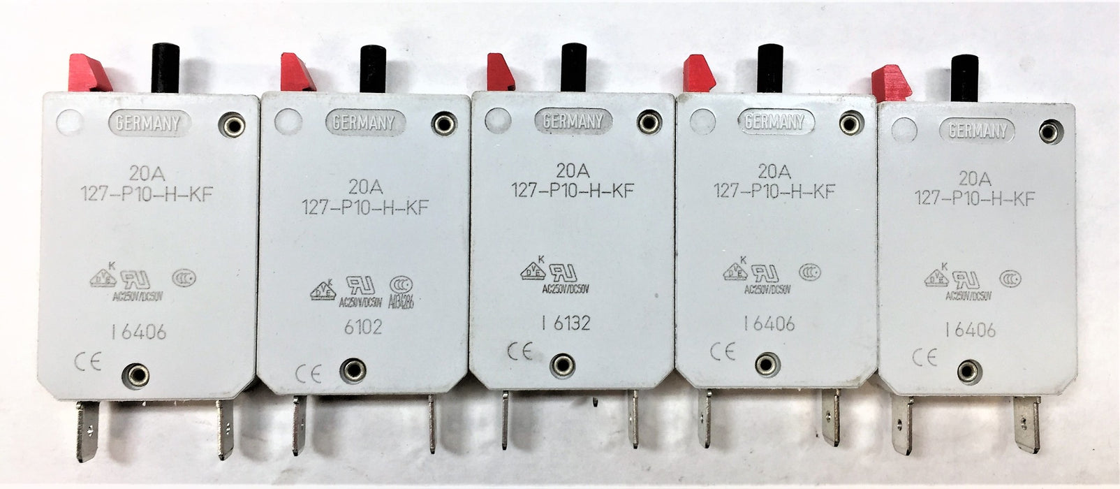 E-T-A Circuit Breaker 127-P10-H-KF [Lot of 5] NOS