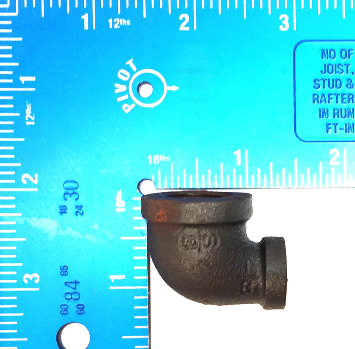 UNBRANDED Brass Pipe Fitting Elbow 90 Degree 1/4" x 1/4" [Lot of 10] NOS