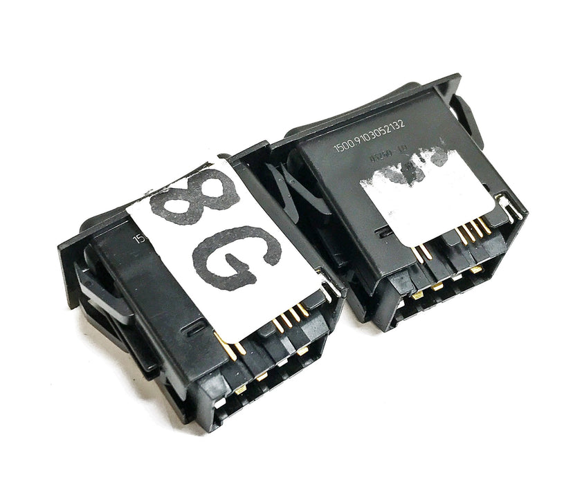 DAV Overhead Fan Rocker Switch 1500.9103502132 (03260-10) [Lot of 2]
