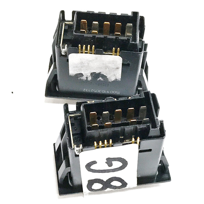 DAV Overhead Fan Rocker Switch 1500.9103502132 (03260-10) [Lot of 2]