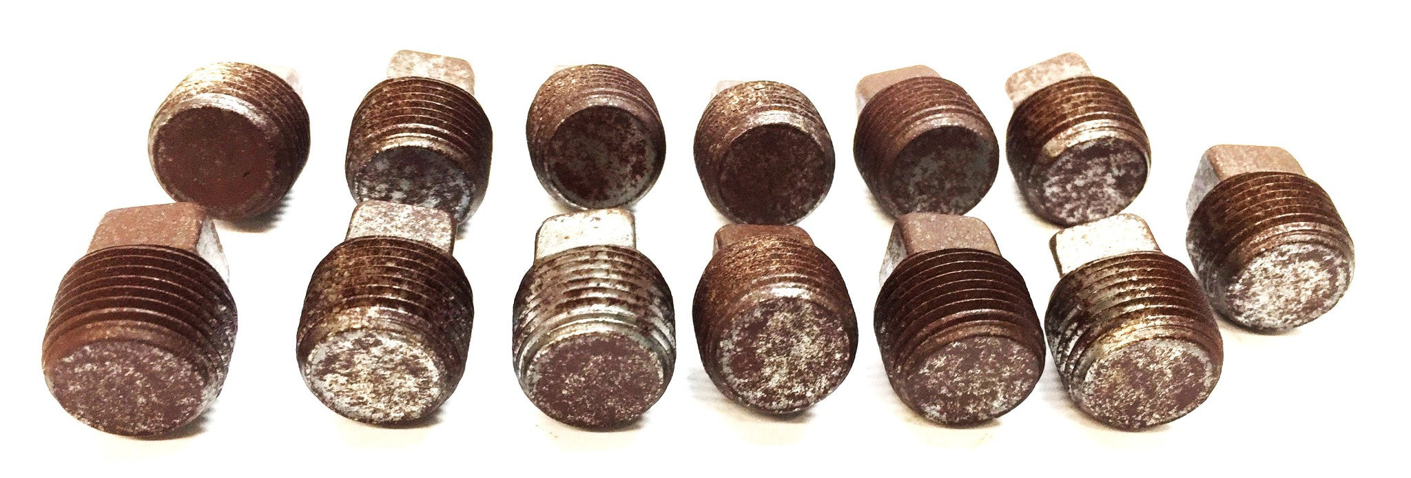UNBRANDED 3/8" Black Iron Plug [Lot of 13] NOS