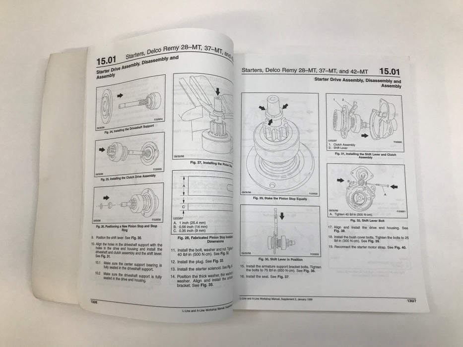 Sterling Trucks L-Line and A-Line Workshop Manual - Groups 31-33 USED