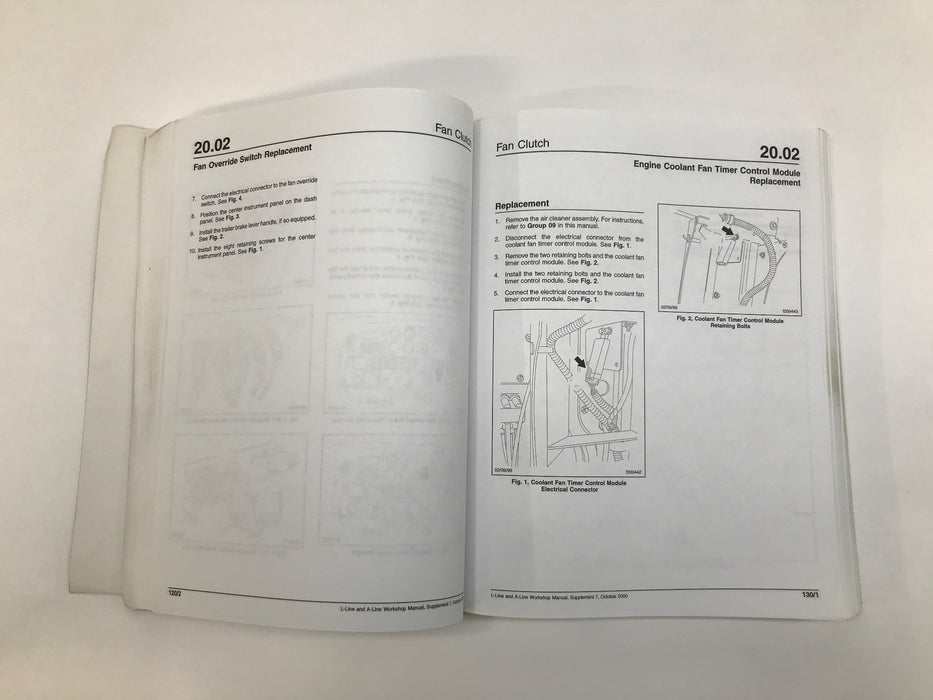Sterling Trucks L-Line and A-Line Workshop Manual - Groups 31-33 USED