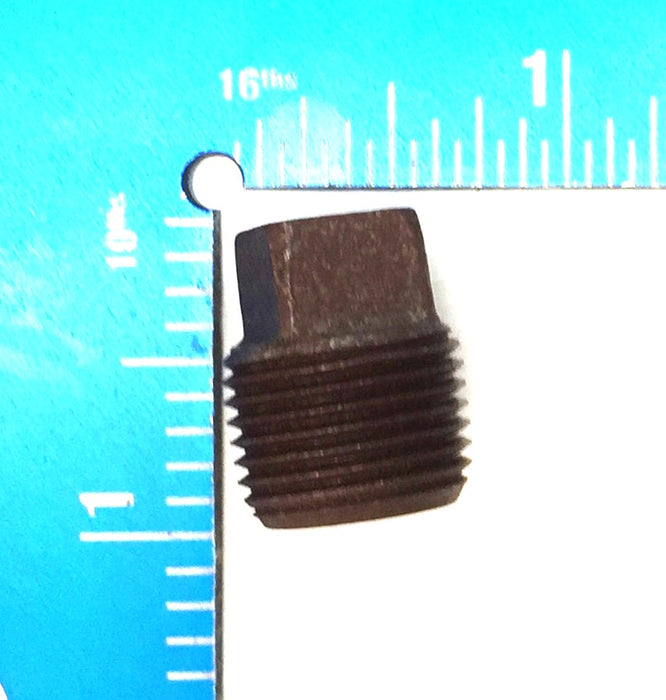 UNBRANDED 1/8" Black Iron Plug [Lot of 15] NOS