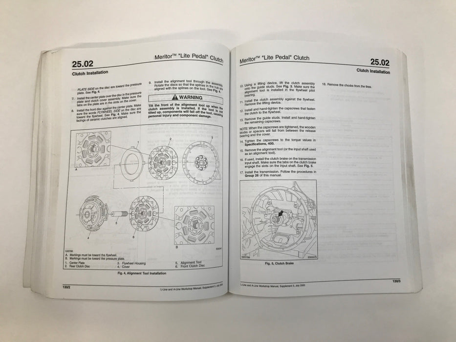 Sterling Trucks L-Line and A-Line Workshop Manual - Groups 31-33 USED