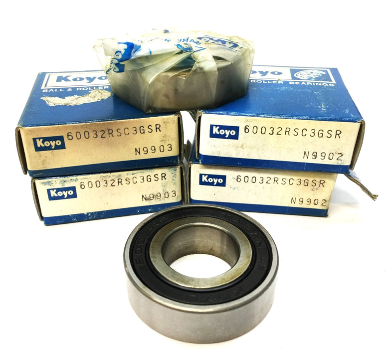 Koyo Roller Bearing 60032RSC3GSR [Lot of 6] NOS