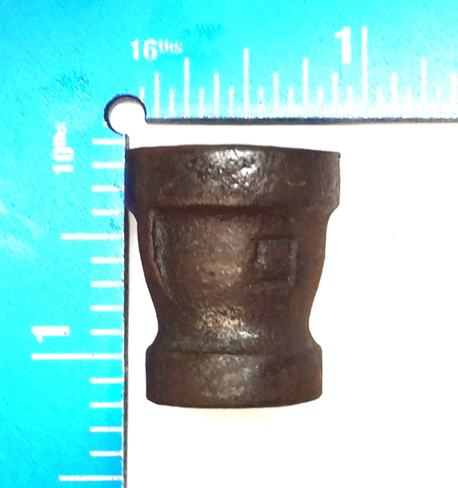 UNBRANDED 1/4" x 1/8" Black Iron Reducer [Lot of 8] NOS