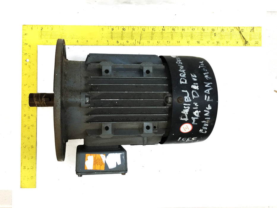 Brook Crompton 4 HP 3430 RPM Cooling Fan Motor 2827100-04 USED