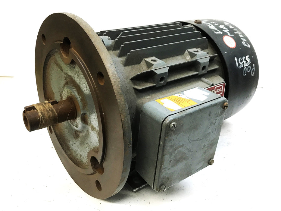 Brook Crompton 4 HP 3430 RPM Cooling Fan Motor 2827100-04 USED